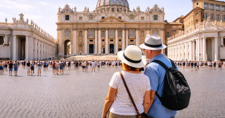Vaticano: basílica de San Pedro con entrada de acceso rápido a la cúpula