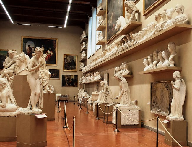 Visita guiada a la Academia y las Galerías de los Uffizi con almuerzo opcional