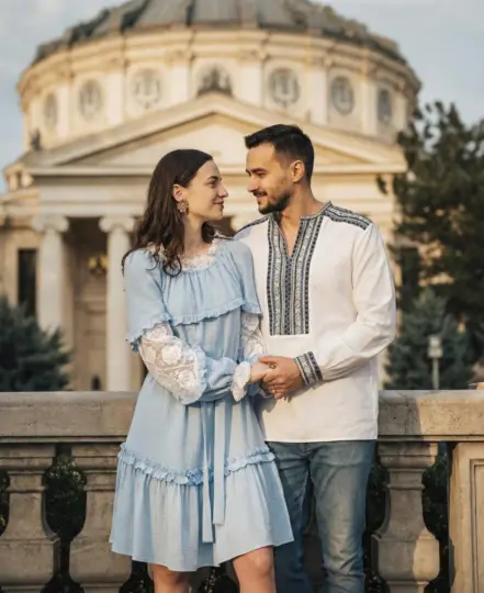 Bucarest: sesión de fotos cinematográficas en el casco antiguo.