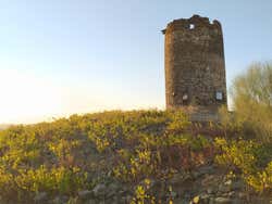 Pueblos blancos de la Axarquía, Estupa Budista y Torre de la Atalaya
