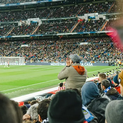 Estadio Santiago Bernabéu: Partido de fútbol del Real Madrid