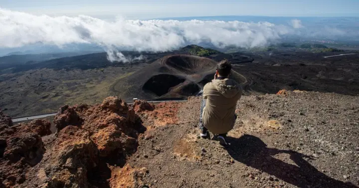 Catania: excursión matutina al Etna con degustación y recogida