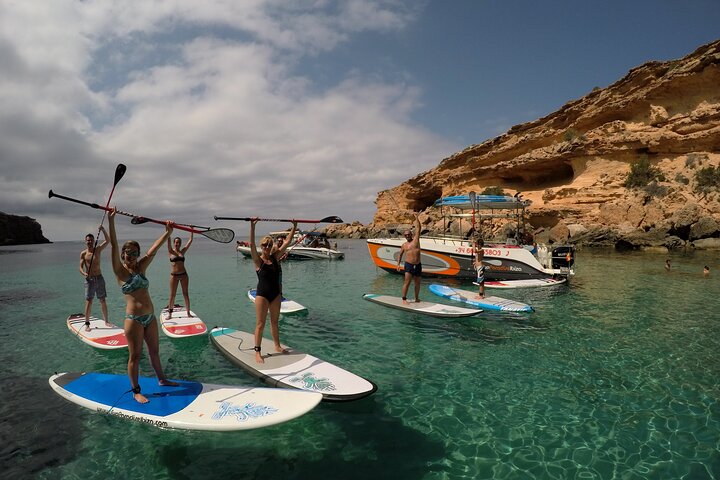 3 Horas en Barco con Curso Paddle Surf, Snorkel y más