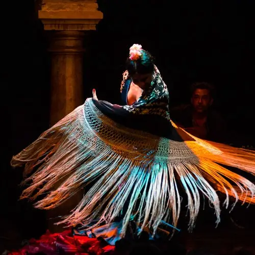 Espectáculo en directo en el Museo del Baile Flamenco