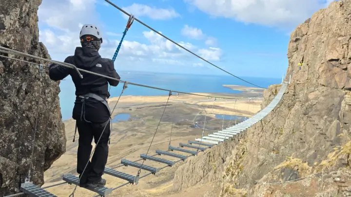 Reykjavik: Mount Esja Via Ferrata Climbing Tour