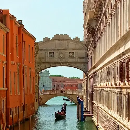 Venice: Gondola Ride through the Bridge of Sighs and St. Mark’s Basin
