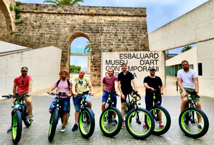 Palma: tour guiado de la ciudad en bici eléctrica de rueda ancha
