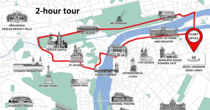 Prague: Bike or E-Bike City Tour with A Local Guide