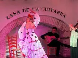 Espectáculo flamenco en la Casa de la Guitarra