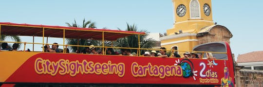 Recorrido en autobús turístico con paradas libres por Cartagena