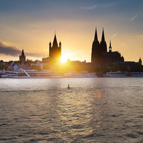 Cologne: Evening Rhine Cruise Ticket