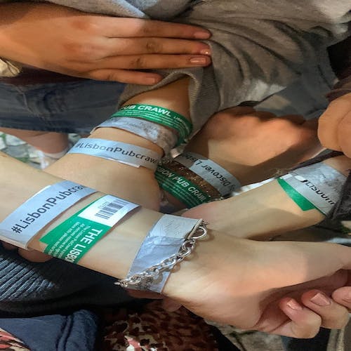 Lisbon Pub Crawl with Open Bar, Shots, & VIP Club Entry