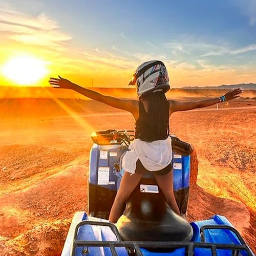 Palmeraie: Aventura guiada en quad y paseo en camello + Traslados desde Marrakech