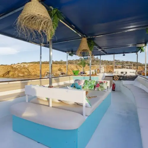 Ibiza: Excursión en barco al mediodía Cala Bassa, Cala Comte y Cuevas