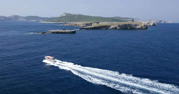 Colonia Sant Jordi: tour premium y rápido en barco por Cabrera
