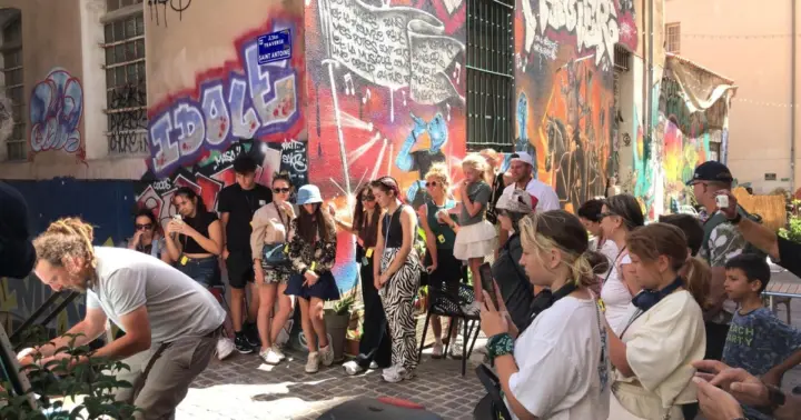 Experiencia de grafiti en «Le Panier», Marsella