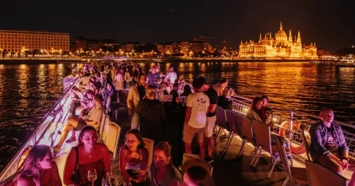 Unlimited Prosecco & Aperol Danube Cruise, Rooftop Terrace