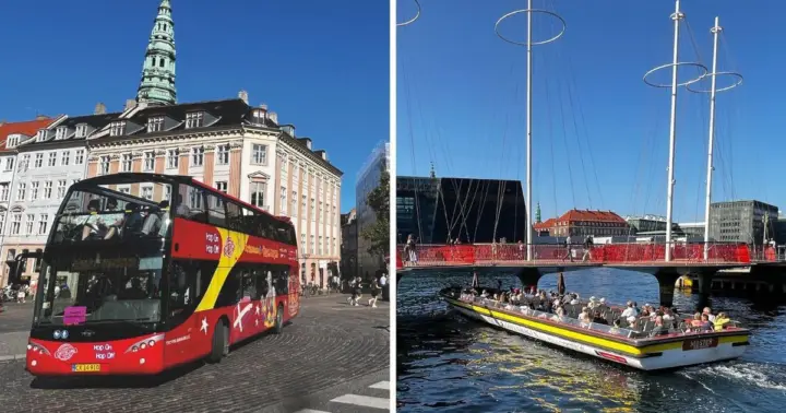 Copenhague: billete de autobús y barco - 2 en 1