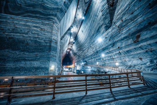 Salt mine with wine tasting tour