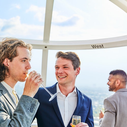 Acceso rápido al London Eye con copa de champán