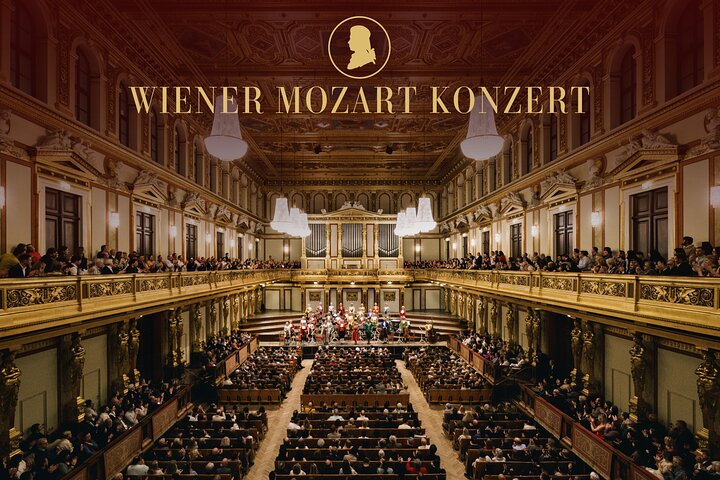 Concierto de Viena Mozart en vestuario histórico en el Musikverein