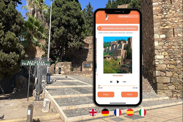 Alcazaba Málaga: Tour Autoguiado creado por Guía Oficial