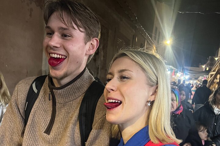 Tour gastronómico callejero de Marrakech con un local