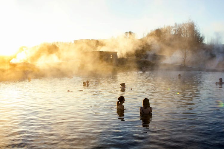 TUI Snowmobiling and secret lagoon tour