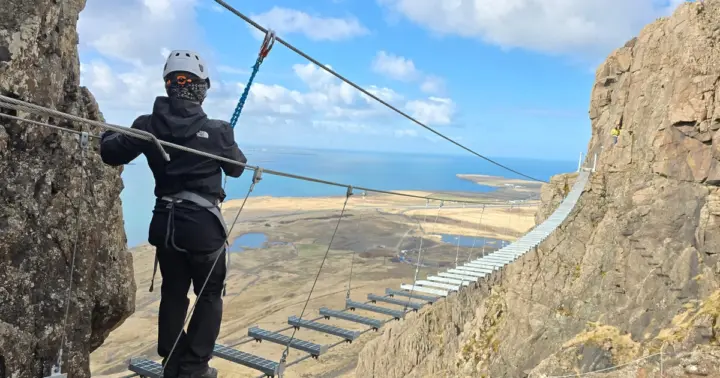 Reykjavik: Mount Esja Via Ferrata Climbing Tour