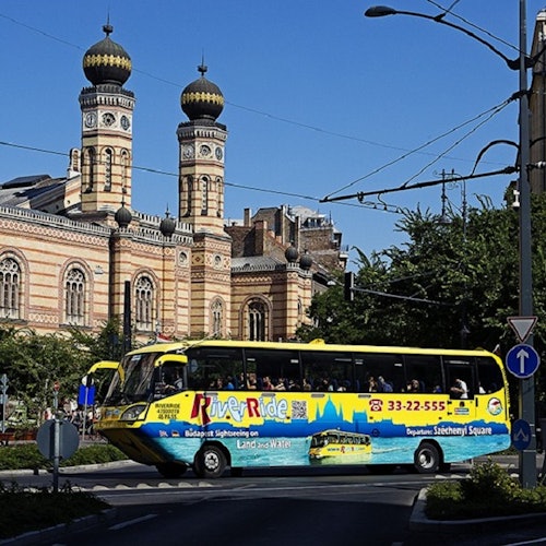 Budapest: Experiencia RiverRide de 50 minutos en autobús flotante