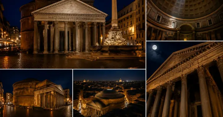 Roma: entrada nocturna especial al Panteón con audioguía