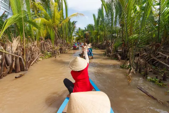 Excursión a la pagoda Vinh Tràng y el delta del Mekong