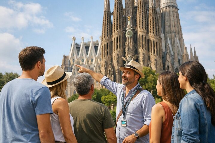 Visita guiada a grupos pequeños de la Sagrada Familia