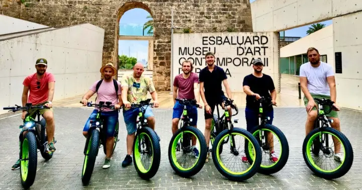 Palma: tour guiado de la ciudad en bici eléctrica de rueda ancha