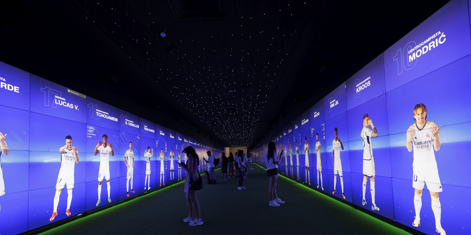 Estadio Santiago Bernabéu: Entrada al museo