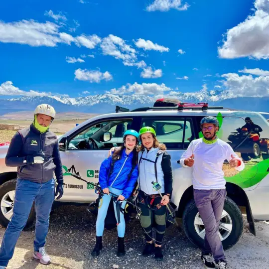 Marrakech: Paragliding, Quad Bike, and Dinner in Desert