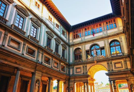 Uffizi Gallery entrance ticket and self-guided visit app