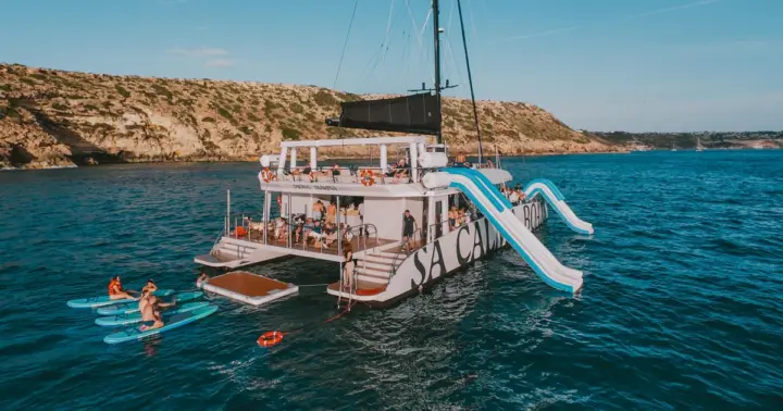 Mallorca: Premium Catamaran Day Trip with Food, Swim Stop & Optional VIP Area