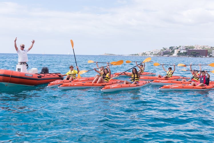 Excursión guiada en kayak en Port Calanova