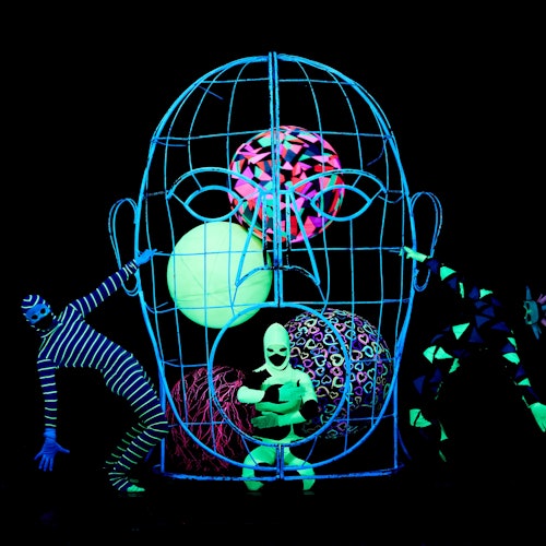 Praga: Espectáculo WOW Teatro de Luz Negra