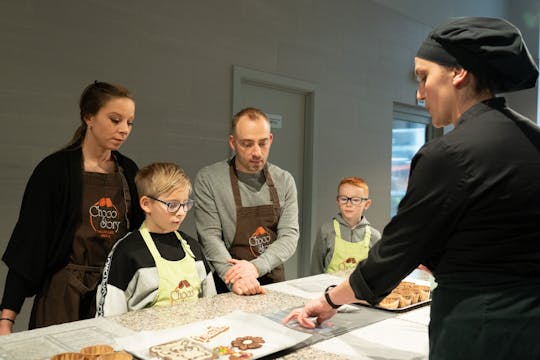 Taller de tabletas en Choco-Story Bruselas