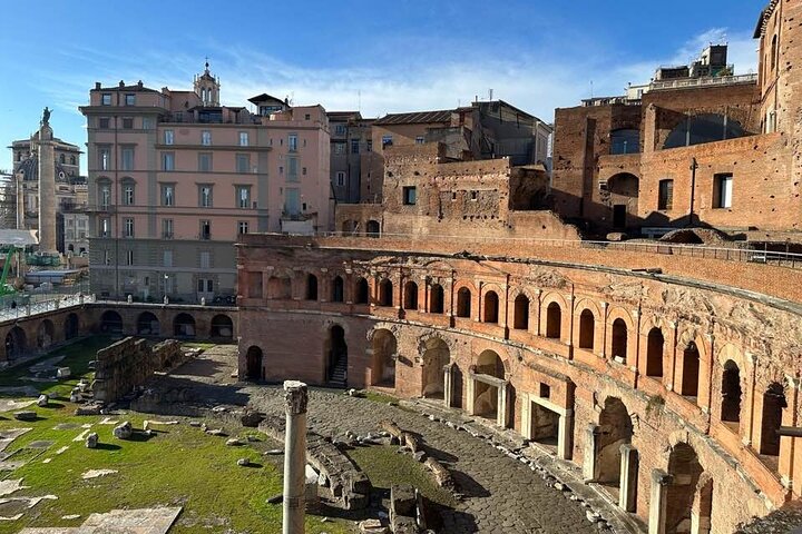 Visita guiada al Mercado de Trajano y los Foros Imperiales