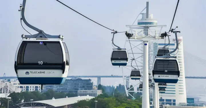 Lisbon Telecabine Round Trip Ticket with 3-Day 1GB eSIM
