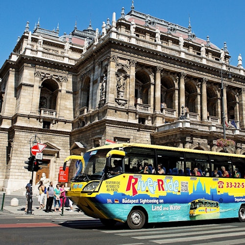Budapest: Experiencia en autobús flotante RiverRide