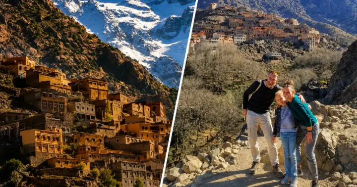Desde Marrakech: excursión de 1 día al desierto, el Atlas y las cascadas