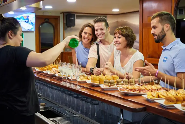 Ruta de pintxos con vinos D.O. en Bilbao