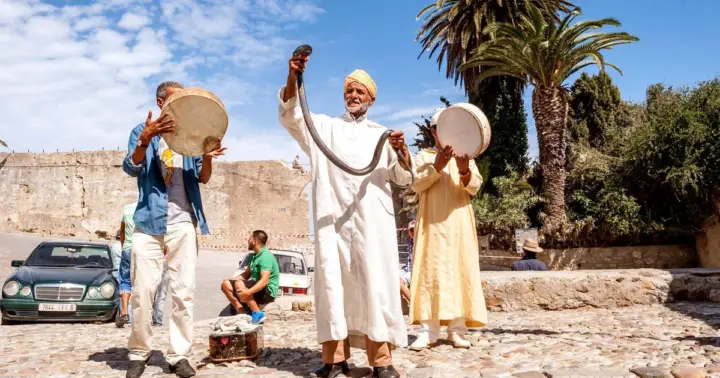 Desde la Costa del Sol: excursión de 1 día a Tánger con almuerzo tradicional