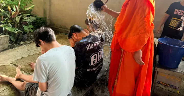 Bangkok: Buddhist Thai Spiritual Karma Cleansing with Monk