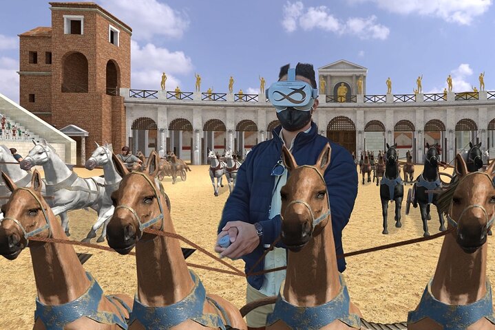 Roma : Juego de Realidad Virtual en el Circo Máximo, cerca del Coliseo