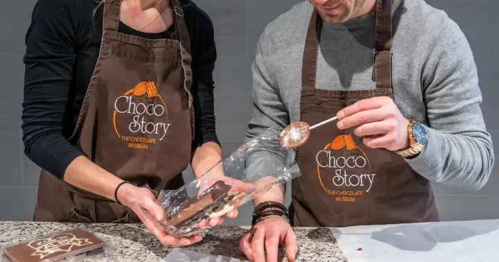 Bruselas: visita al museo del chocolate con taller